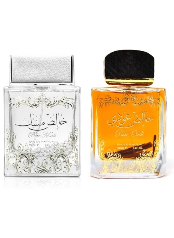 Lattafa PURE OUDI AND PURE MUSK EDP - Image 1